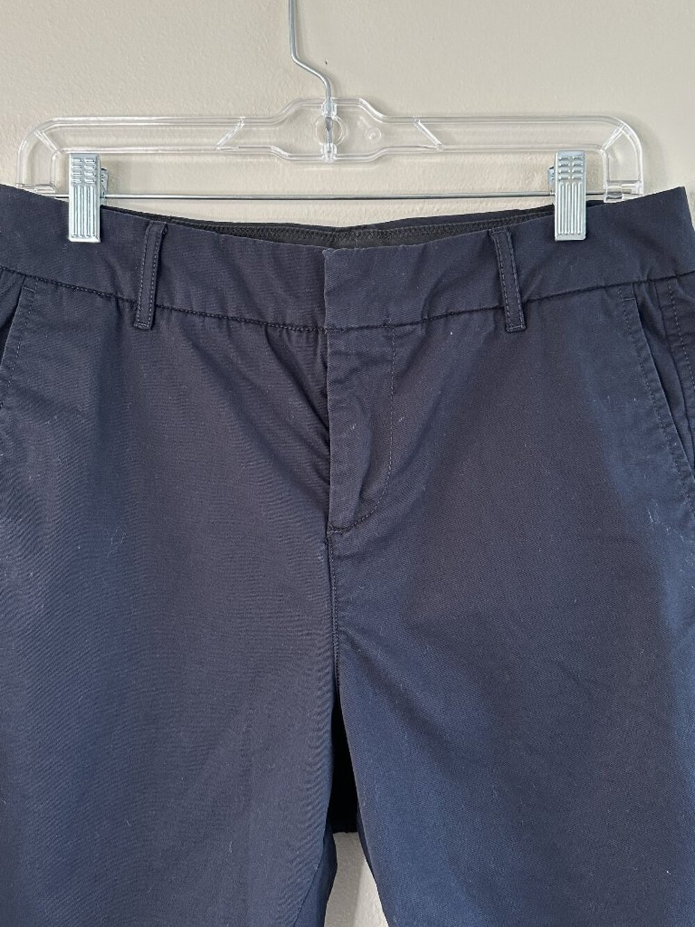Quince Black Organic Stretch Cotton Chino Bermuda Shorts, 10, Minimalist Coastal - Picture 3 of 9
